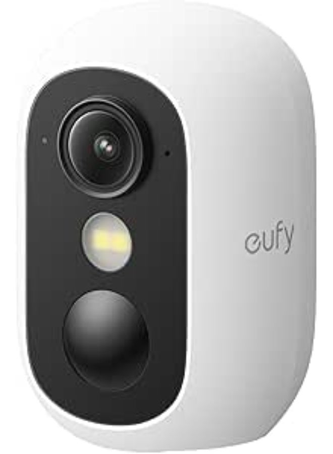 eufy Security eufyCam C35, Wireless Security Camera, Outdoor and Indoor, Magnetic Mount, Colour Night Vision, Subscription-Free On-Device Storage, IP67, Supports Solar Panel, White